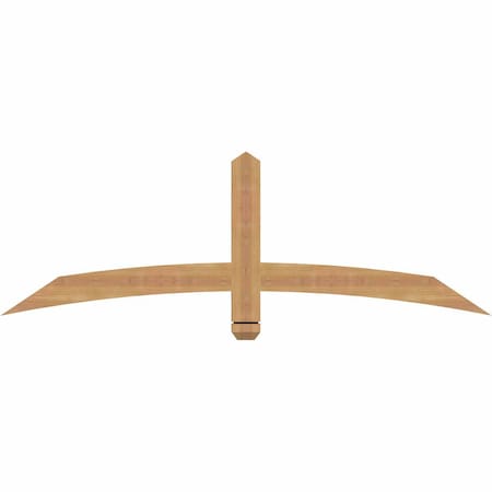 Ekena Millwork Bellingham Timber Gable Bracket, Western Red Cedar, 60"W x 20"H x 1 1/2"D x 3 1/2"F, 8/12 Pitch GBW060X20X0204BEL00SWR